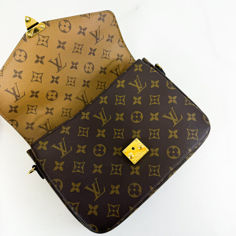 Louis Vuitton Monogram Reverse Pochette Metis