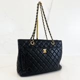 Chanel Black CC Lambskin Tote