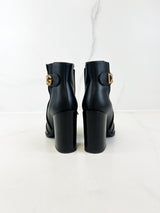 Dolce & Gabbana Leather Ankle Boots Size 38.5