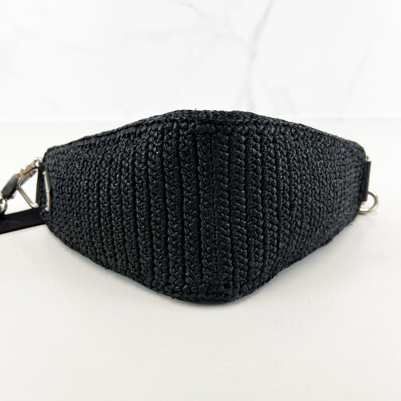 Prada Triangle Crochet Shoulder Bag