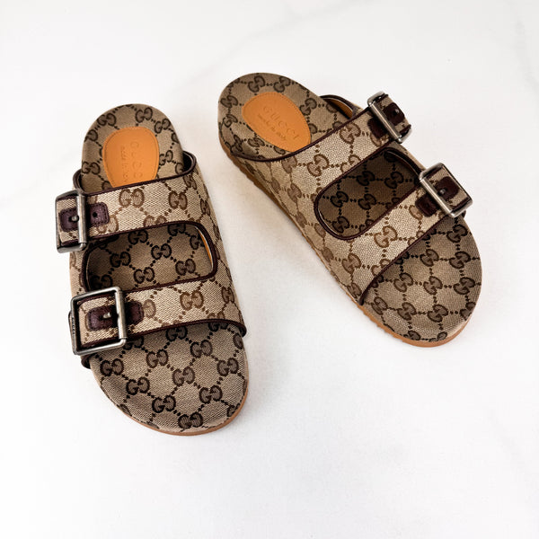 Gucci GG Canvas Slides Size 7