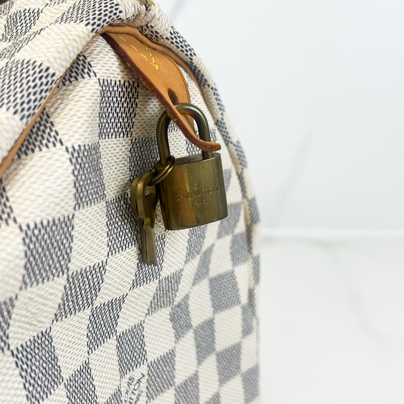 Louis Vuitton Speedy 35 Damier Azur Canvas