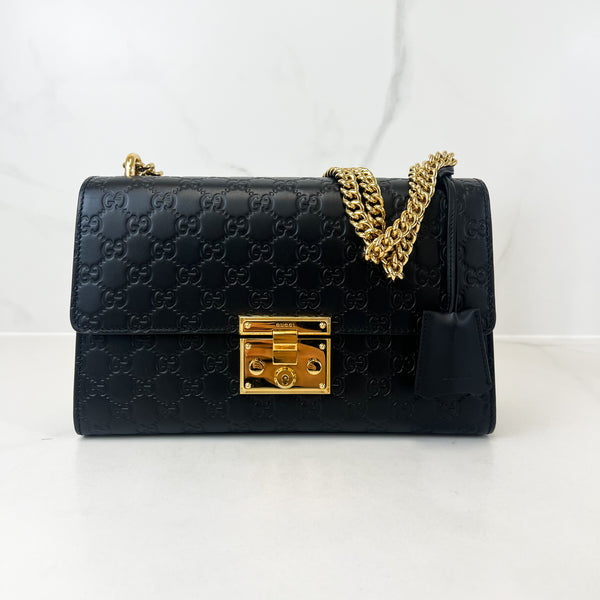 Gucci GG Guccisima Large Padlock Shoulder Bag