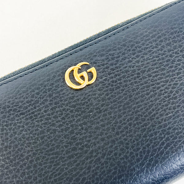 Gucci Long Marmont Zip Around Wallet