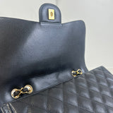 Chanel Classic Jumbo Single Flap Caviar Shoulder Bag GHW