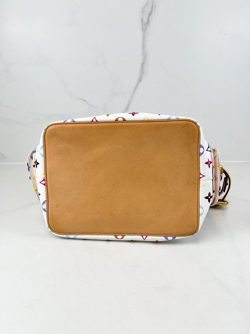 Louis Vuitton Multicolour White Monogram Petit Noe