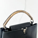 Louis Vuitton Python Black Capucines GM with Python Strap