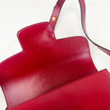 Gucci Horsebit 1955 Small Shoulder Bag in Red Leather