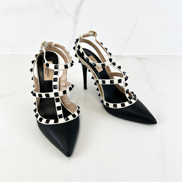 Valentino Caged Rockstud Pumps Size 38