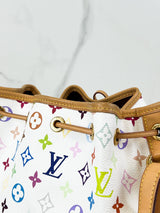 Louis Vuitton Multicolour White Monogram Petit Noe