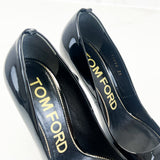 Tom Ford Patent Black Leather Pumps Size 39