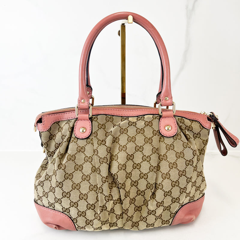 Gucci GG Pink Sukey Tote Bag