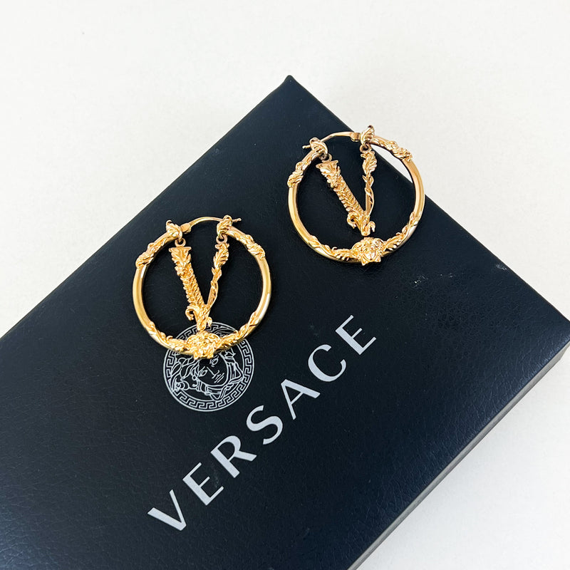 Versace Hoop Earrings