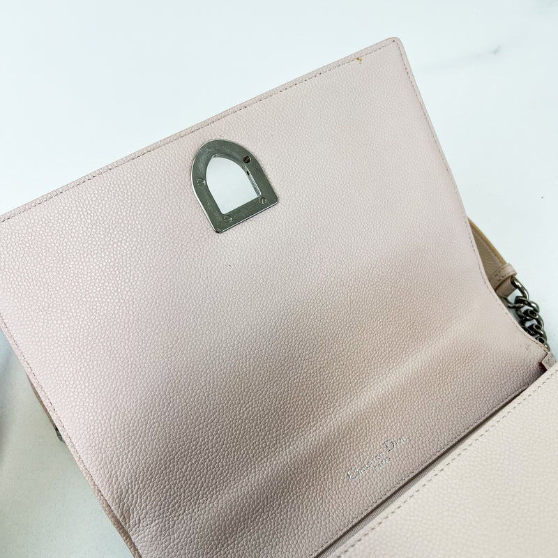 Christian Dior Nude/Pink Medium Diorama Shoulder Bag