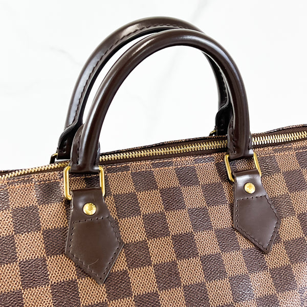 Louis Vuitton Speedy 35 Bandoulière Damier Ebene Canvas