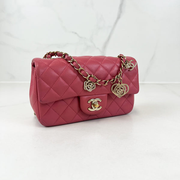 Chanel Rectangular Mini Flap Lambskin Shoulder Bag