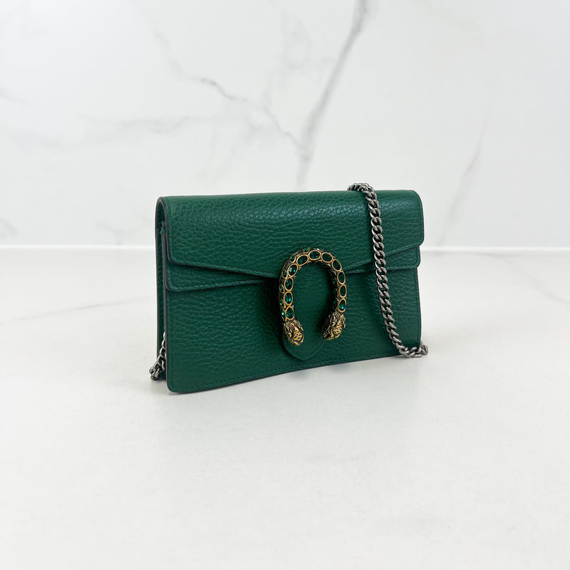 Gucci Dionysus Emerald Green Super Mini Bag