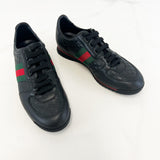 Gucci Black Web Sneaker Size 6