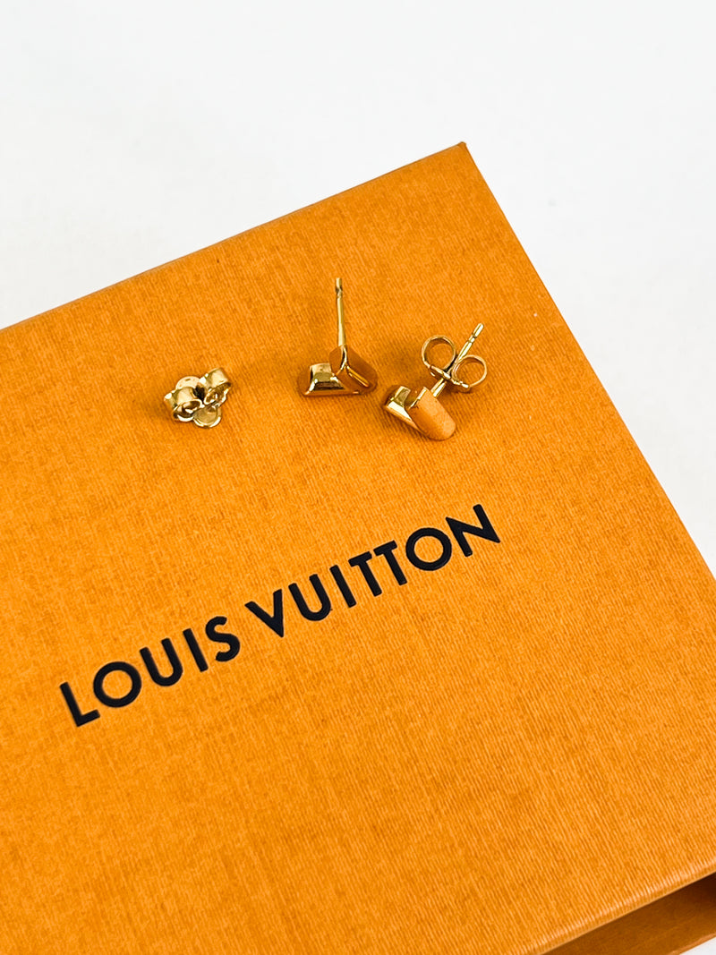 Louis Vuitton Essential V Stud Earrings