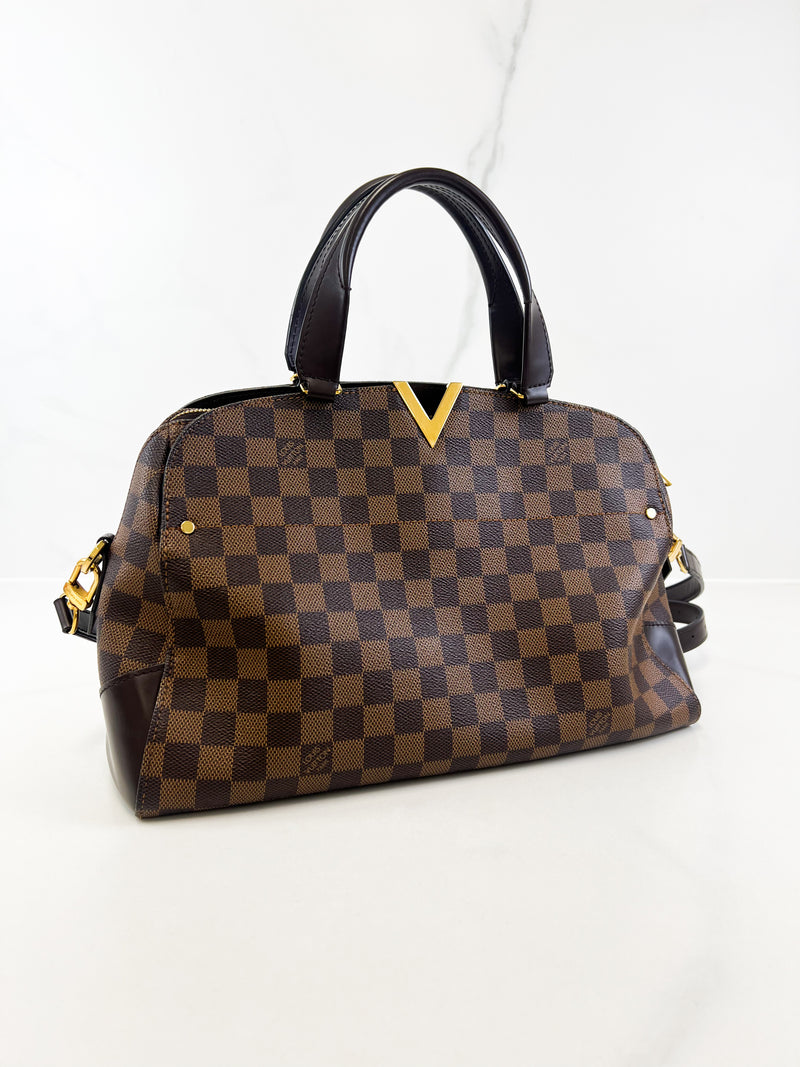 Louis Vuitton Damier Ebene Kensington Bowling Bag