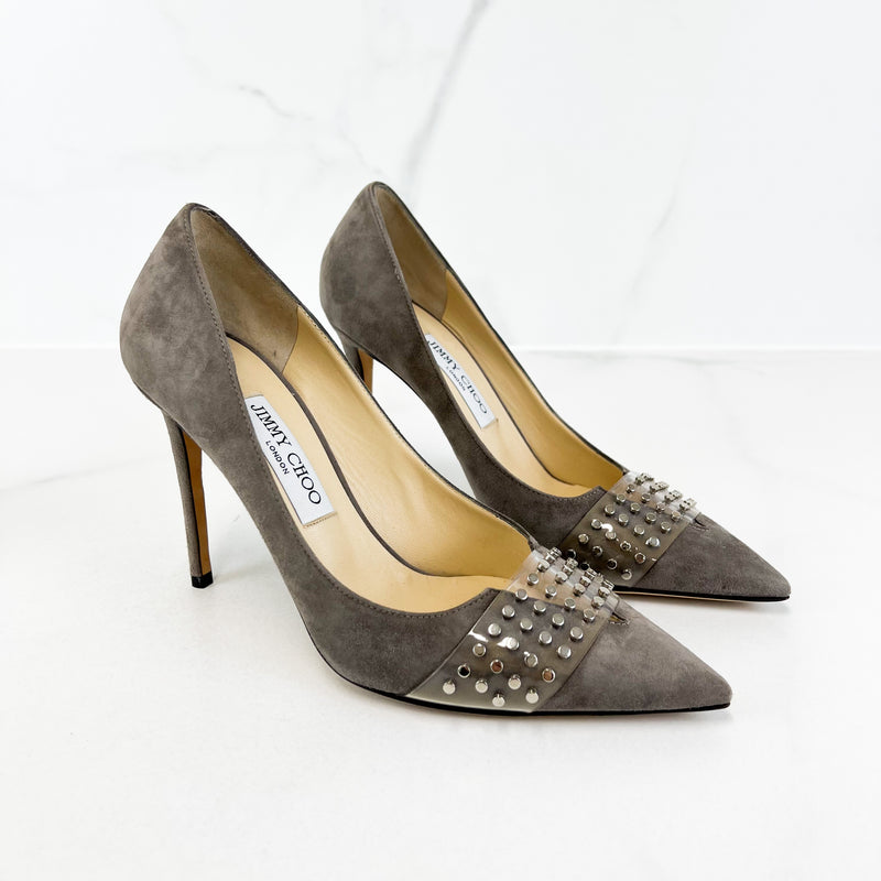 Jimmy Choo Suede Hazel 100 Shoes Size 39