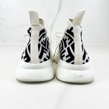 Fendi Motif Mesh ‘High’ White Sneakers Size 40