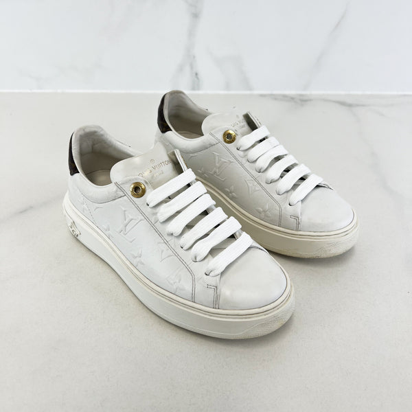 Louis Vuitton Monogram Time Out Sneaker Size 35