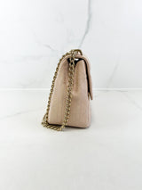 Christian Dior Miss Dior Nude Leather Crossbody Chain Bag