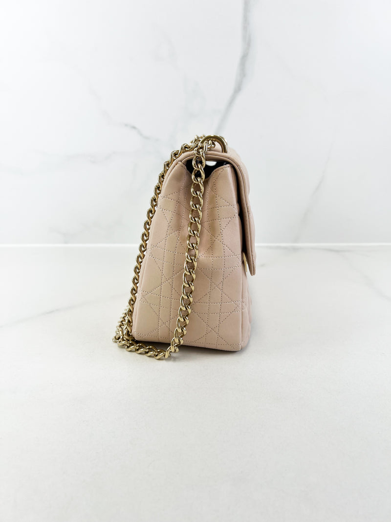 Christian Dior Miss Dior Nude Leather Crossbody Chain Bag