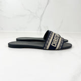 Christian Dior Navy Dway Slides Size 41.5