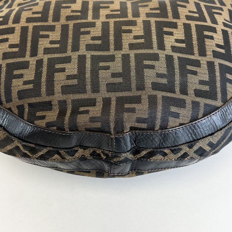 Fendi Zucca Boston Vintage Shoulder Bag