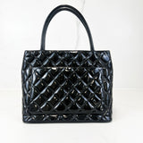 Chanel CC Vintage Tote Shoulder Bag