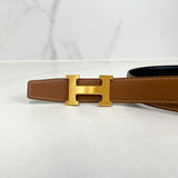 Hermes H Belt Bucket & Reversible Leather Strap Size 80