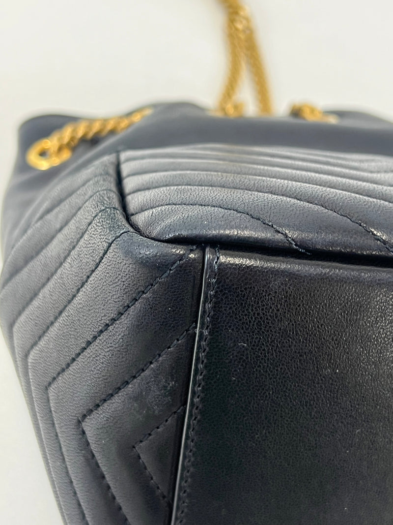 Saint Laurent Joe Nano Quilted Bucket Bag