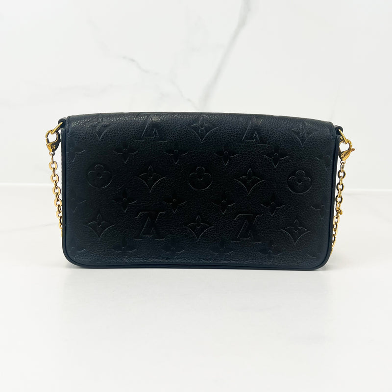 Louis Vuitton Felicie Pochette Monogram Empriente Leather