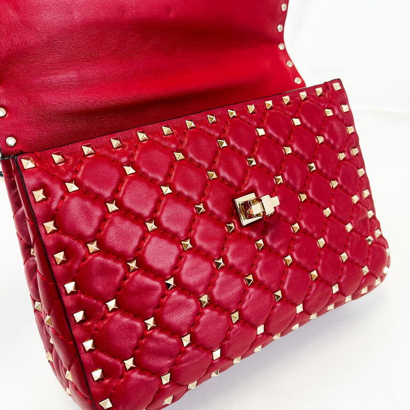 Valentino Garavani Rockstud Spike Nappa Leather Bag