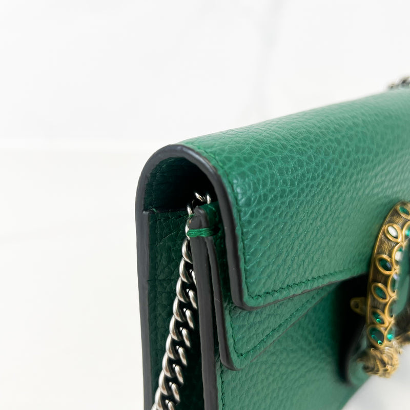 Gucci Dionysus Emerald Green Super Mini Bag