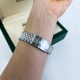 Rolex Datejust 41mm Diamond Dial Fluted Bezel Oyster Perpetual