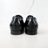 Louis Vuitton Black Monogram Patent Leather Oxford Dress Shoe Size 7