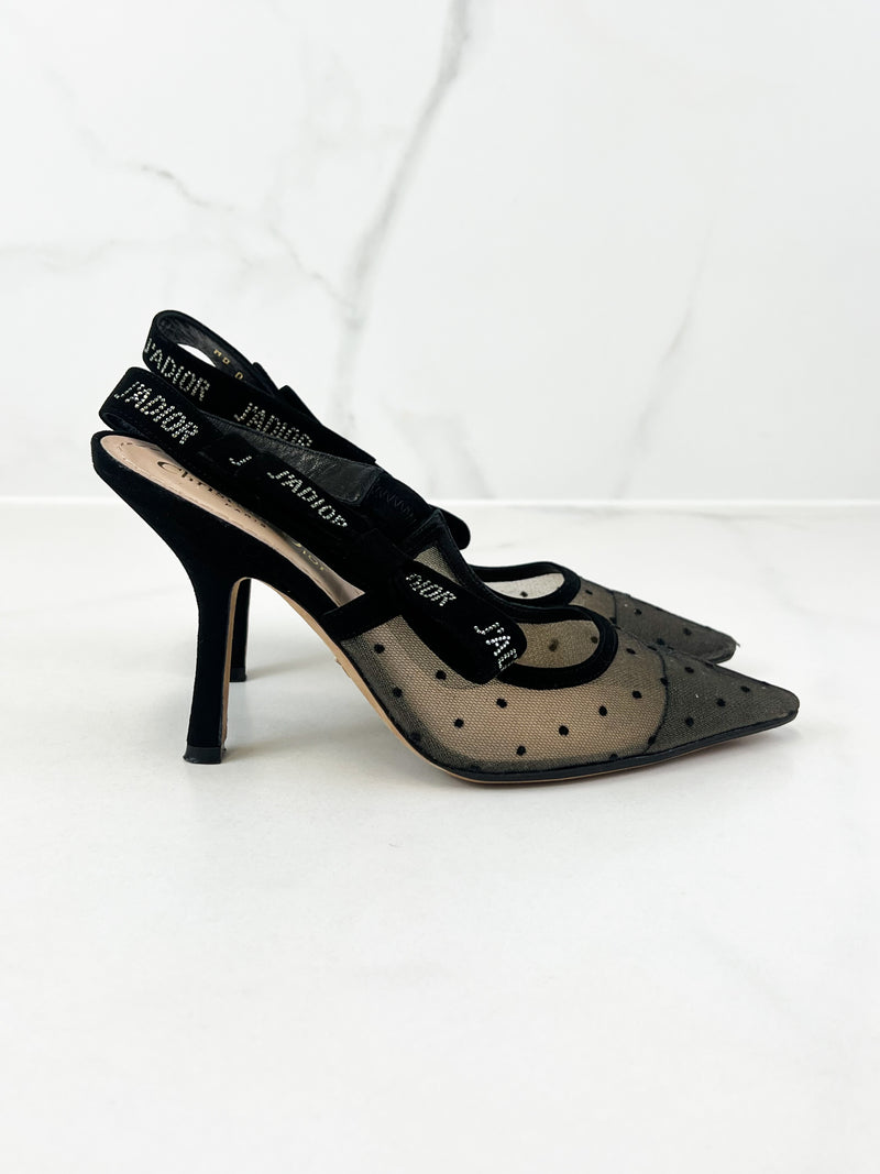 Christian Dior Jadior Slingback Heel Size 37.5