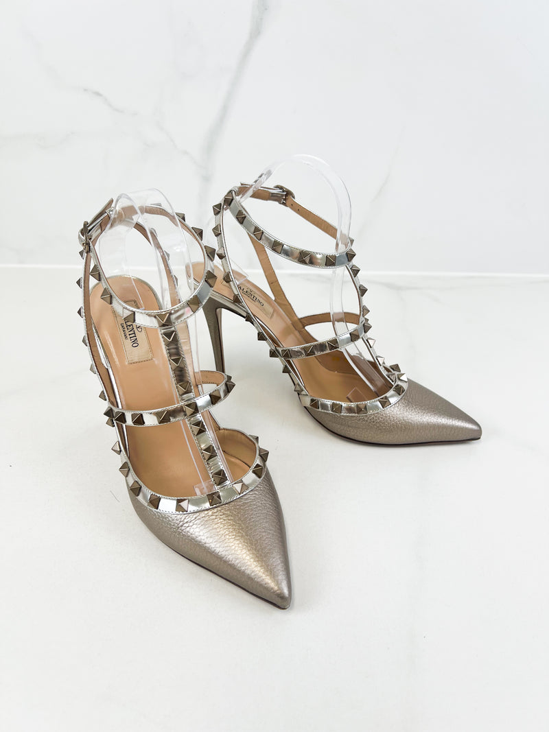 Valentino Caged Rockstud Pumps Size 42