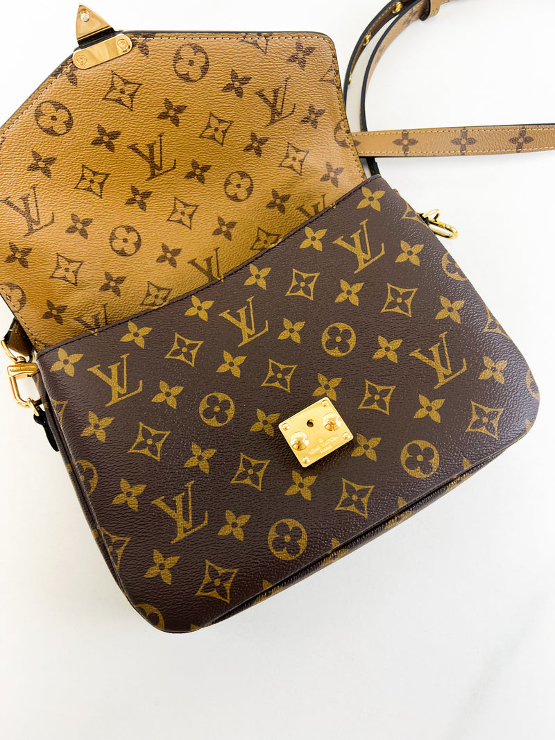 Louis Vuitton Monogram Reverse Pochette Metis