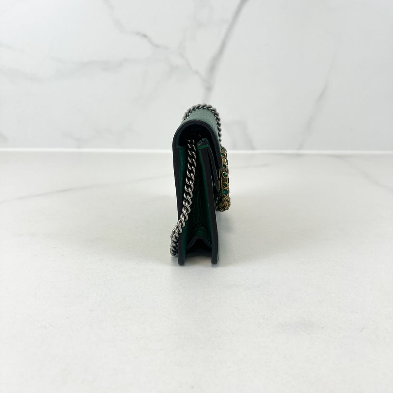 Gucci Dionysus Emerald Green Super Mini Bag