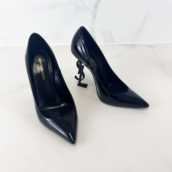 Saint Laurent Opyum Pump in Patent Leather Size 37.5