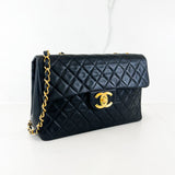 Chanel Vintage Maxi Single Flap Lambskin Shoulder Bag