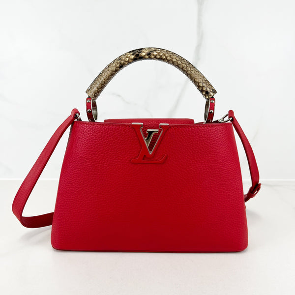 Louis Vuitton Limited Edition Red Capucines BB