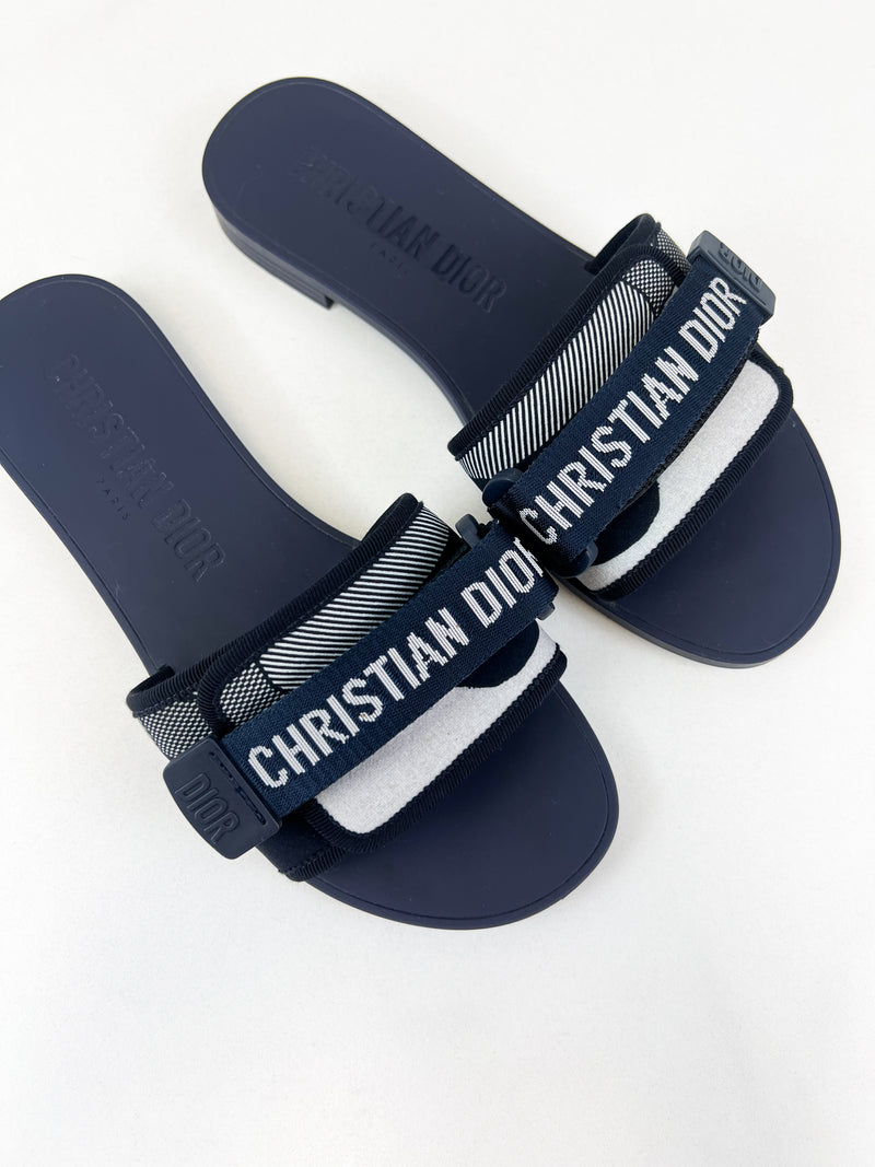 Christian Dior Revolution Slides Size 38