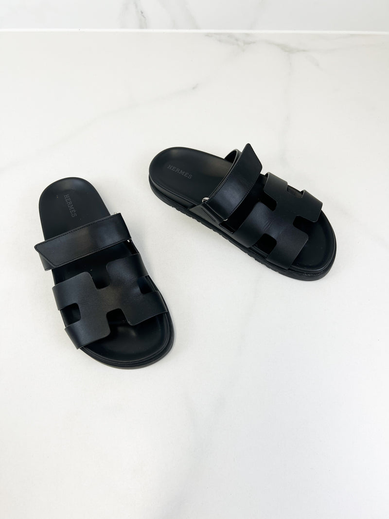 Hermes  Chypre Sandals Size 38