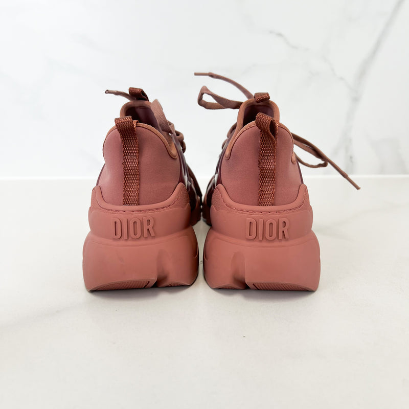 Christian Dior D-Connect Deep Pink Sneakers Size 36