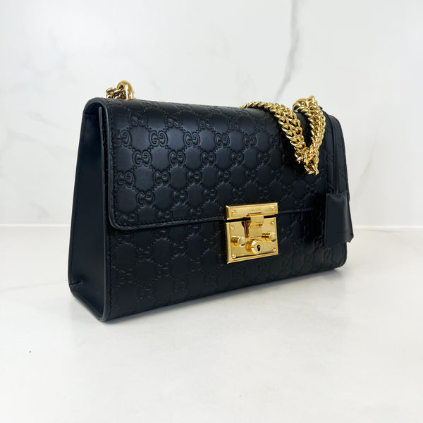 Gucci GG Guccisima Large Padlock Shoulder Bag